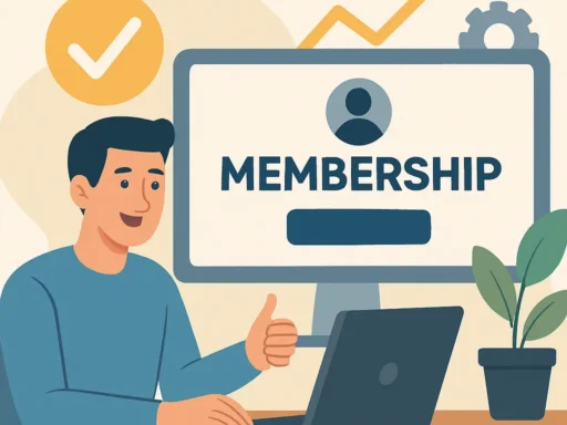 Membership site starten succesvol