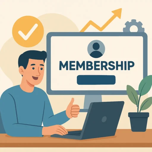 Membership site starten succesvol