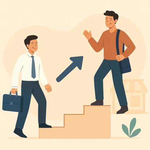 Van werknemer naar ondernemer stappen